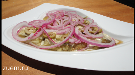 САЛАТ ИЗ БАКЛАЖАНА С ТХИНОЙ